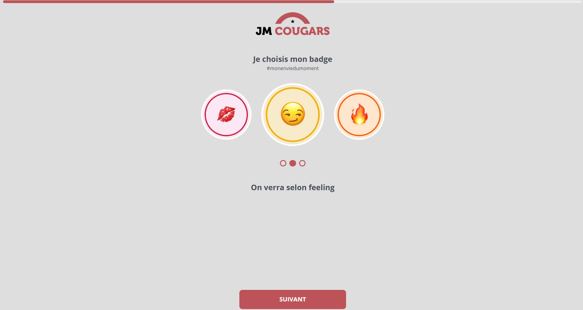 Choix du badge sur JM Cougar