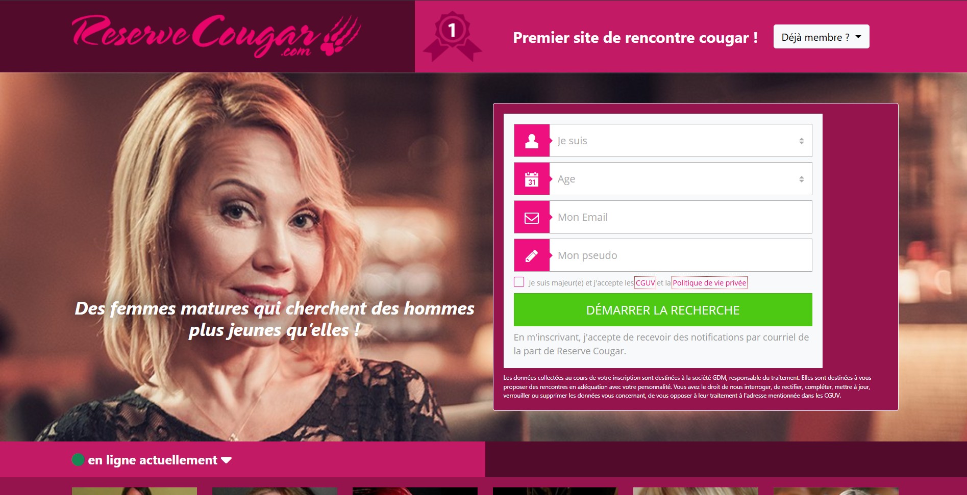 Reserve cougar accueil