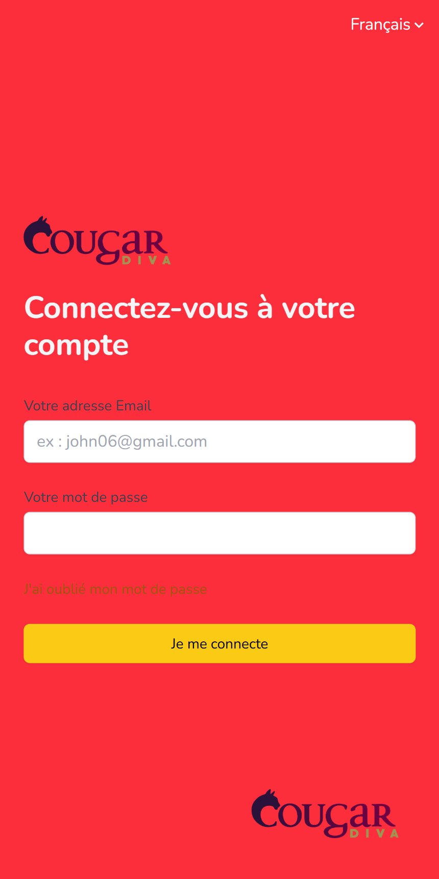 Inscription Cougar Diva - Étape 5 : Le profil d’homme
